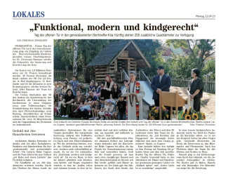 Zeitungartikel Tag der offenen Tür